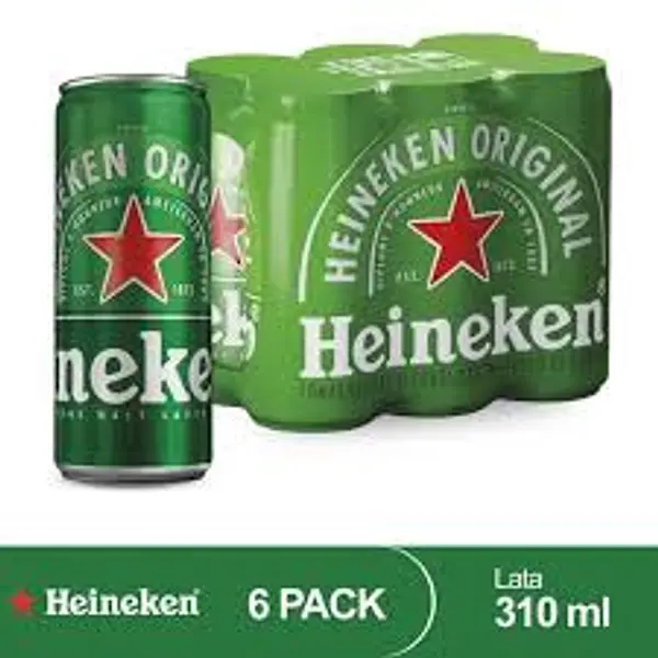 Cerveza Heineken 310ml X 6und