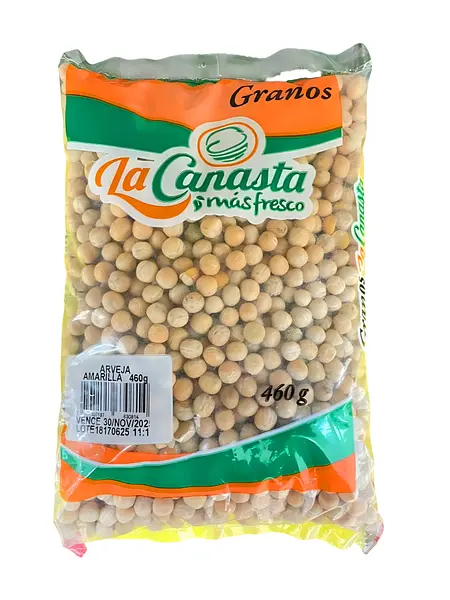 Arveja Amarilla La Canasta 460 Gr