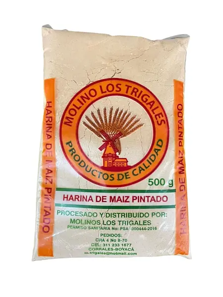 Harina De Maíz Pintado Los Trigales X500 Gr