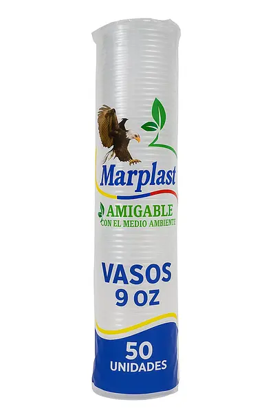Vaso Marplast 9 Oz 50 Pce