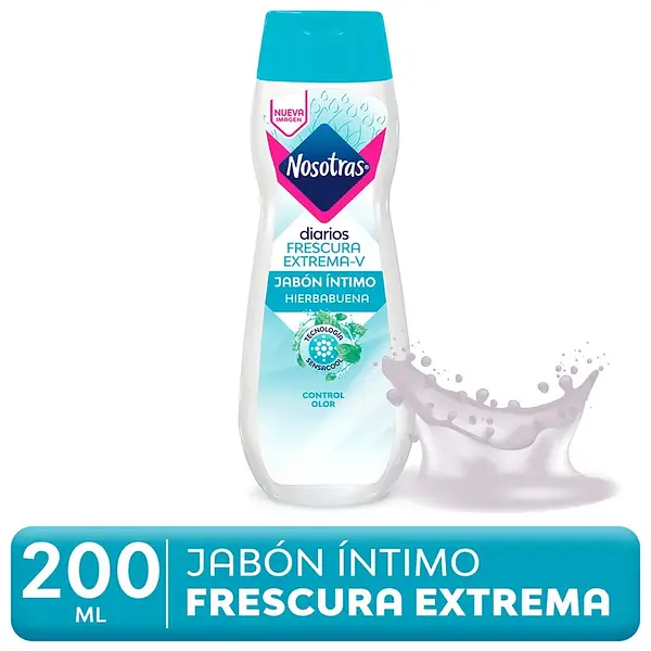 Jabón Íntimo Nosotras Frescura Extrema 200ml