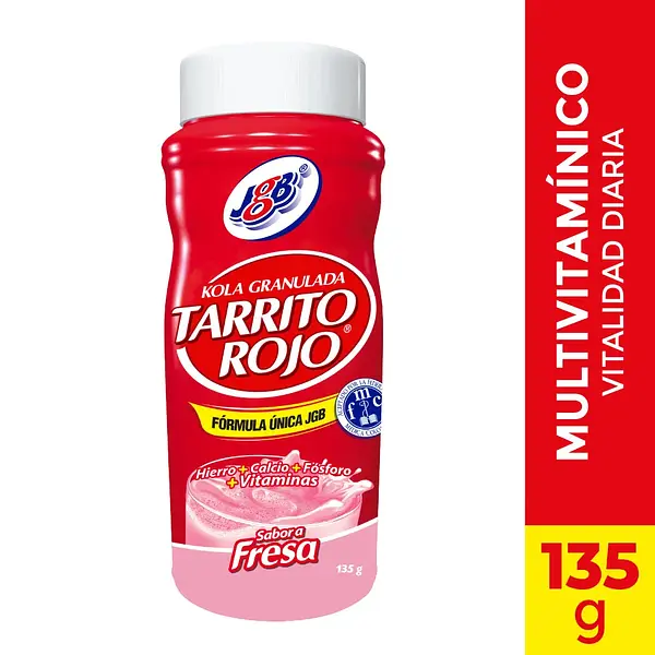 Tarrito Rojo Fresa Jgb 135gr