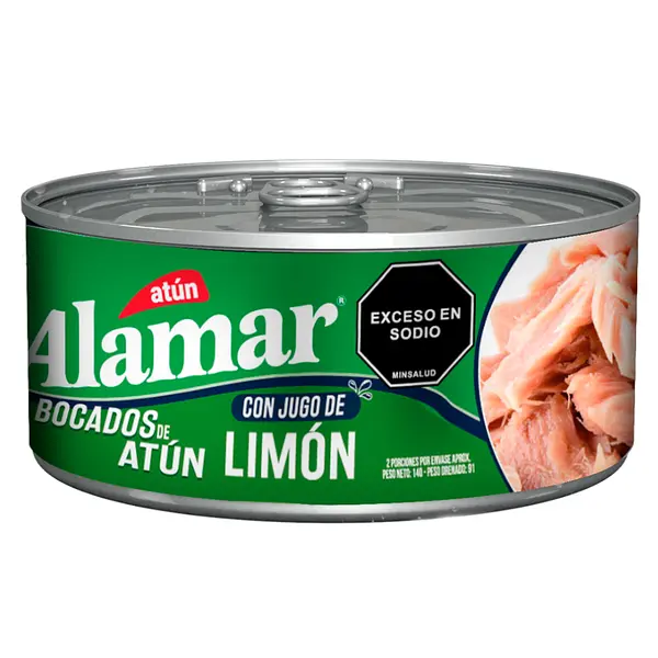 Atún Alamar Bocados Con Jugo De Limón 140gr