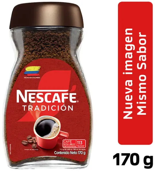 Café Instantáneo Nescafé Tradición 170gr