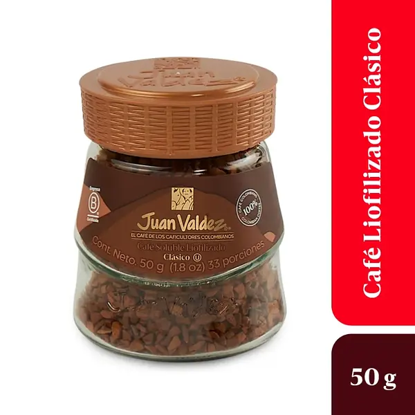 Café Juan Valdez Liofilizado Clásico 50g