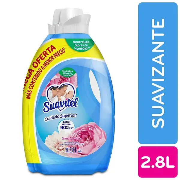 Suavizante Suavitel Fresca Primavera 2x2.8l