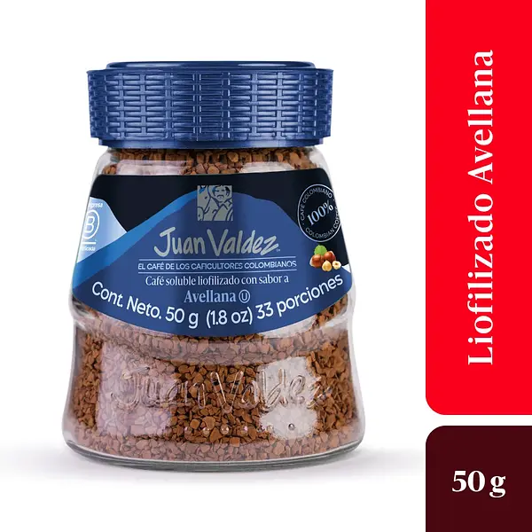 Café Juan Valdez Liofilizado Avellana 50g