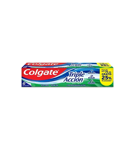 Crema Dental Colgate Triple Acción X 75 Ml