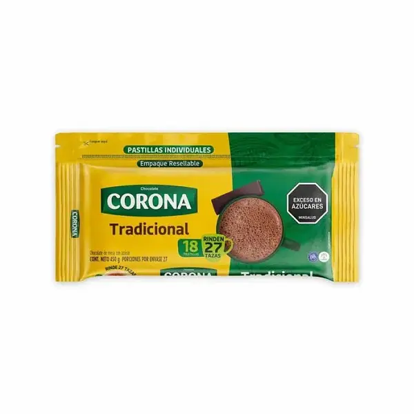 Chocolate Corona Tradicional 450 Gr