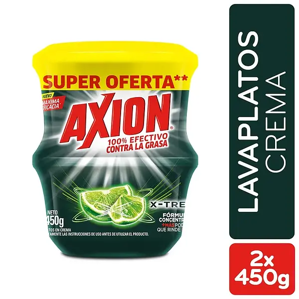 Lavaplatos Axion Xtreme 450 Gr X 2 Ud