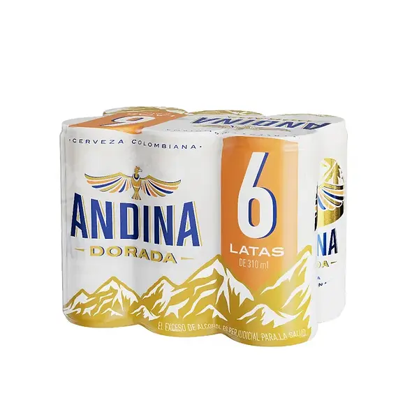 Cerveza Andina Lata 310 Ml X 6u