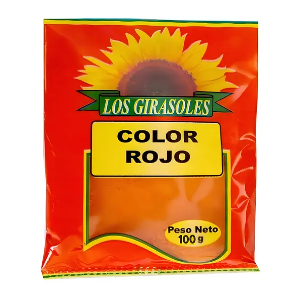 Color Rojo Girasoles X100gr