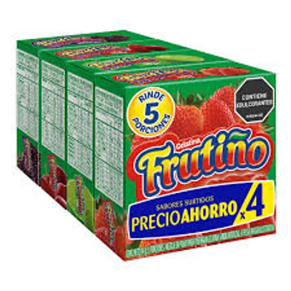 Gelatina Frutiño 4und X14grc/U
