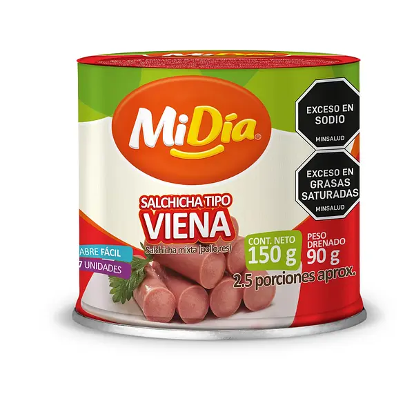 Salchicha Viena Midia X150gr