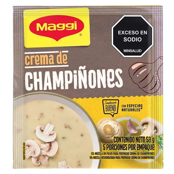Crema Maggi Champiñones 58gr