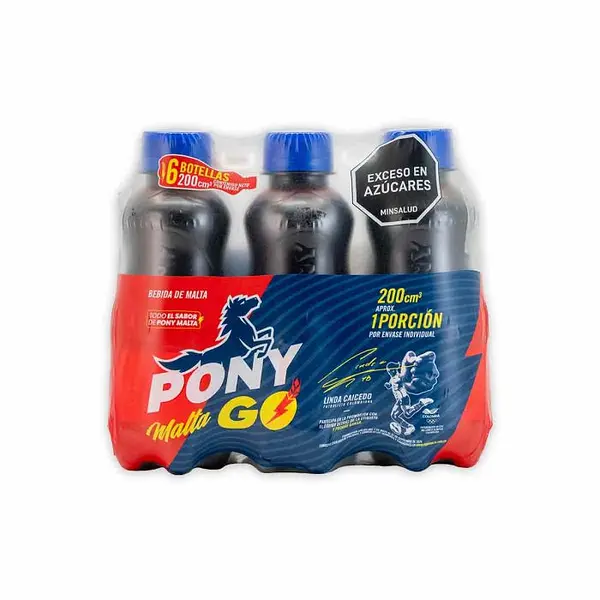Pony Malta Go 200 Ml X 6 Und