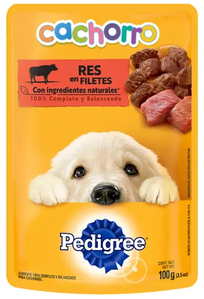 Pedigree Cachorro Res En Filete 100g