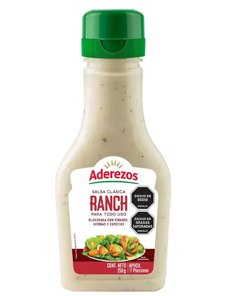 Salsa Aderezos Ranch 250gr