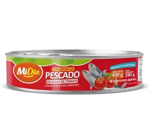 Sardinas En Salsa De Tomate Midía 400gr