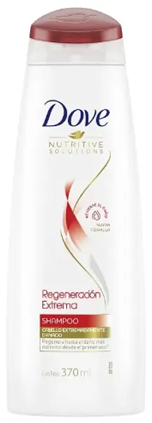 Shampoo Dove Nutritive Regeneración Extrema 370ml