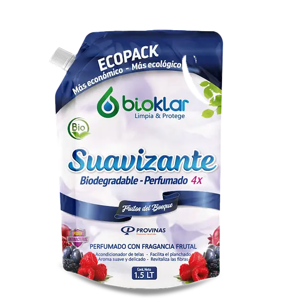 Suavizante Bioklar Frutos Del Bosque 1,5 Litros