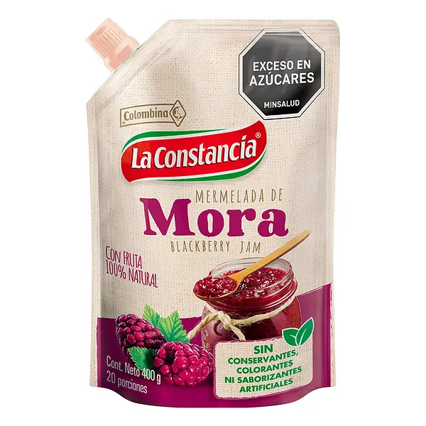Mermelada De Mora La Constancia 400g