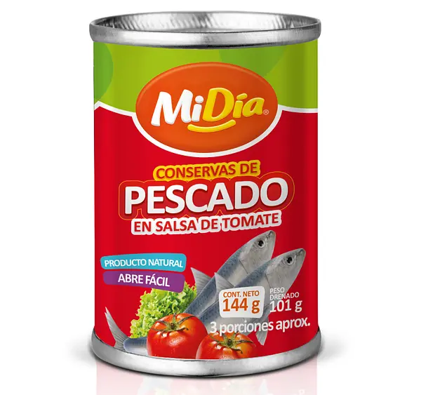 Sardinas Tomate Mi Día Tinapa 144gr