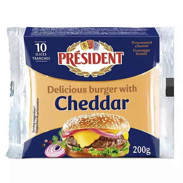 Queso President Cheddar Taj 200g