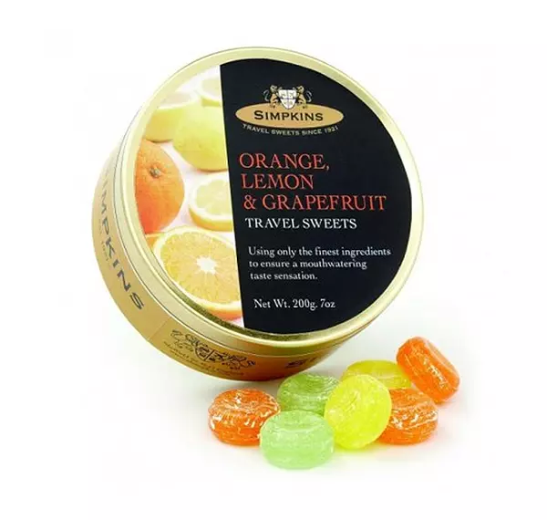 Dulces Simpkins Naranja, Limon y Pomelo