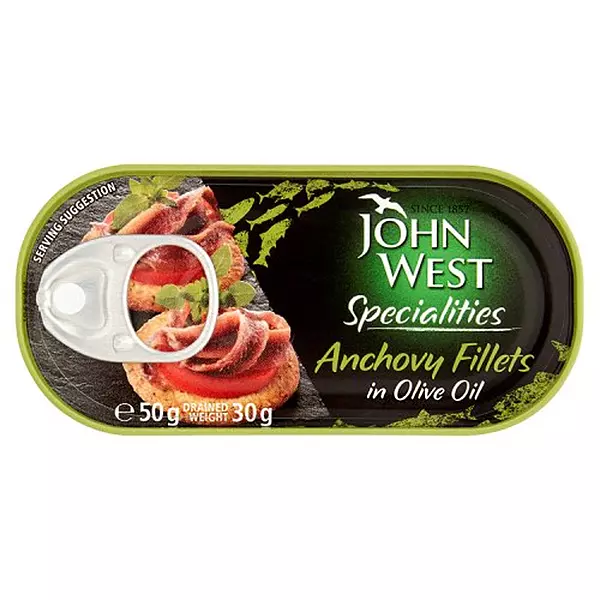 Filete Anchoa de Oliva J West X50gr