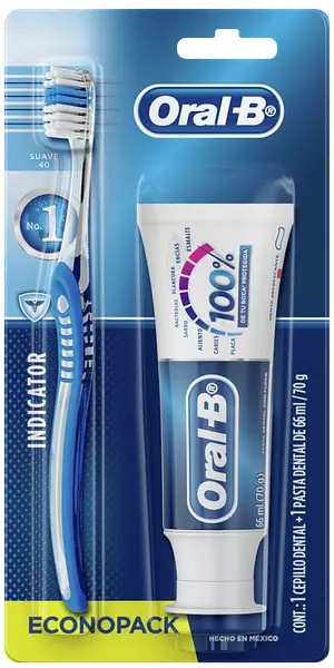 Crema Oral B 100 66ml & Tb Ind 40s