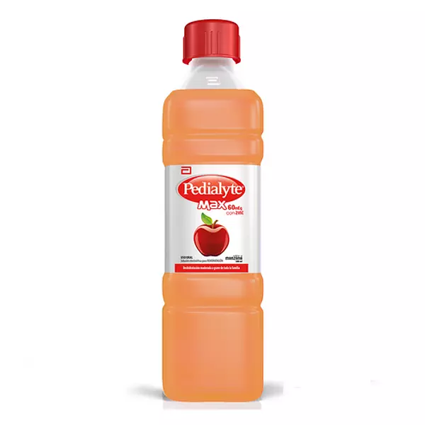 Pedialite Max 60 con Zinc Manzana 500ml