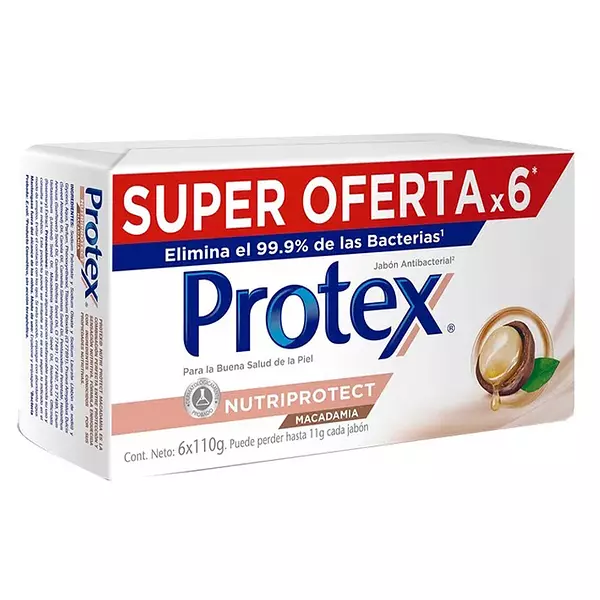 Jabon Protex Macadamia 6 X110gr