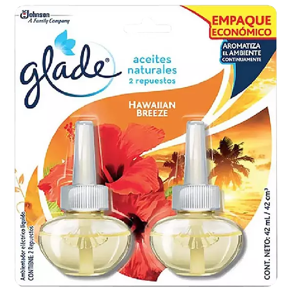 Glade Aceit Nat Frutas Tropi Tw Pack