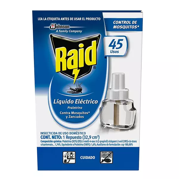 Insecticida Raid Rpt.45 Noches