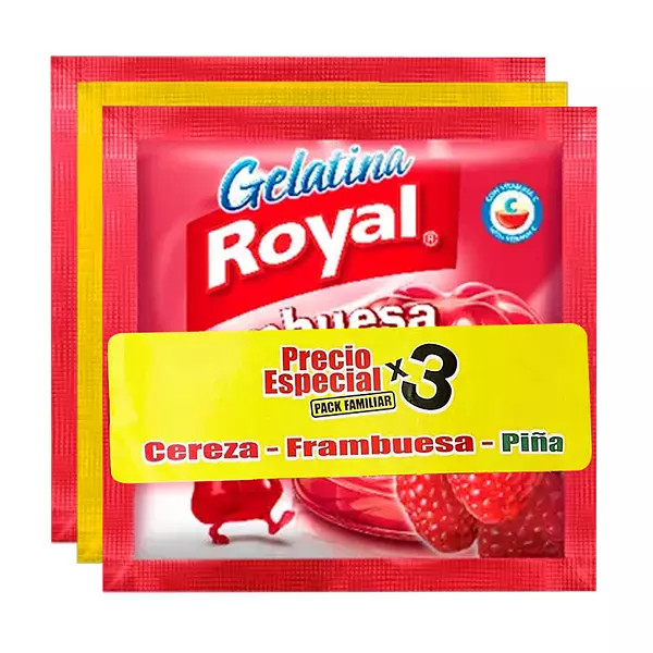 Pr 3 Gelatina Royal Cer-Fram-Piñ