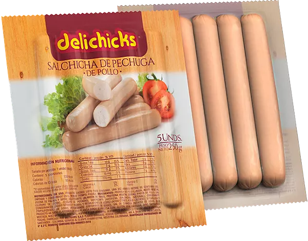 Salchicha Pech Pollo Delichicks 250gr