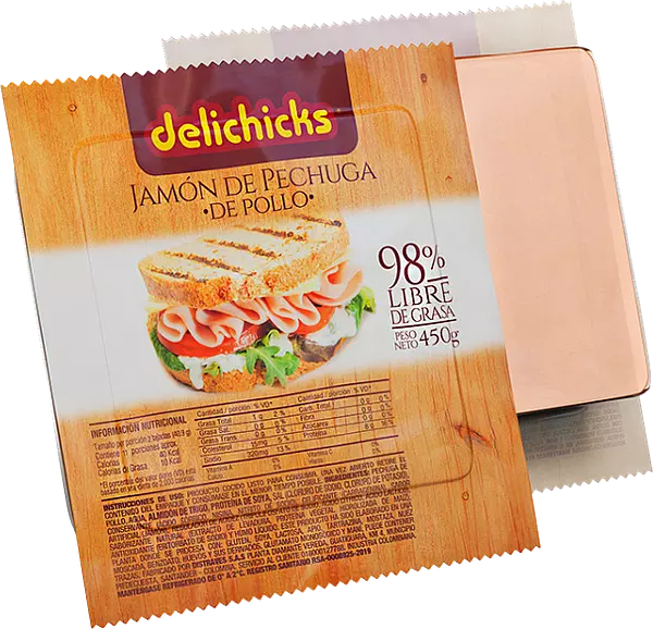 Jamon Pechuga Pollo Delichicks 450gr