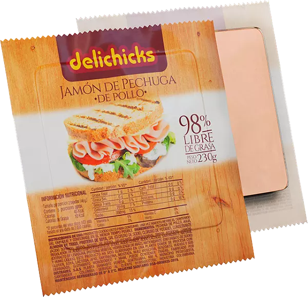 Jamon Pechuga Pollo Delichicks 230gr