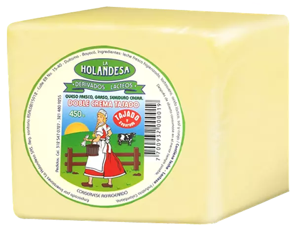 Queso Tajado Holandesa X450gr