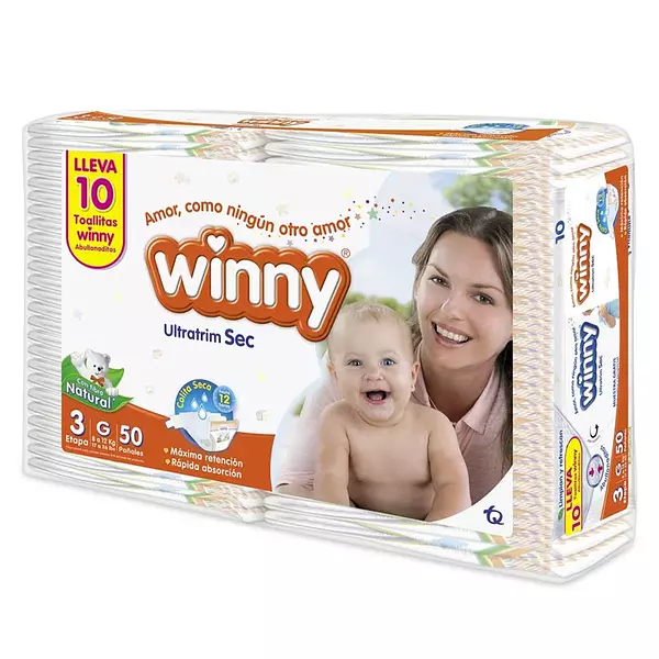 Pañ Winny Sec Et 3 X50+Toa Aloe X10