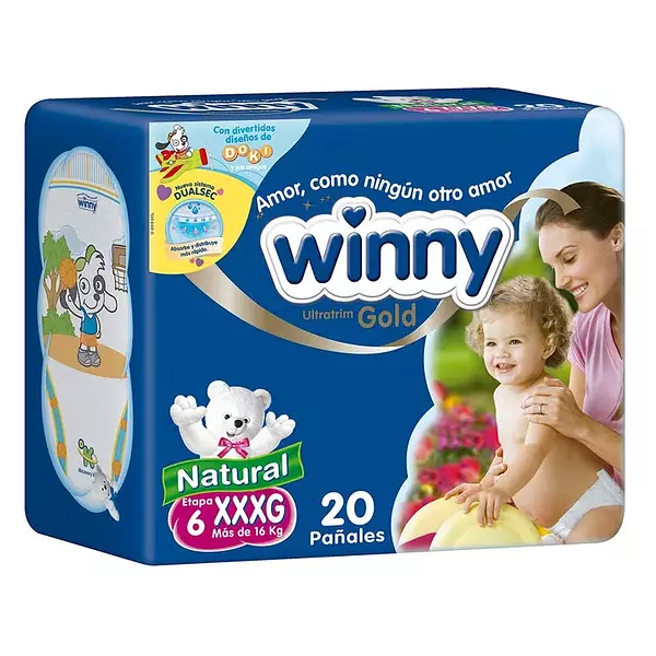 Pañal Winny Ultra Gold Et6 X20