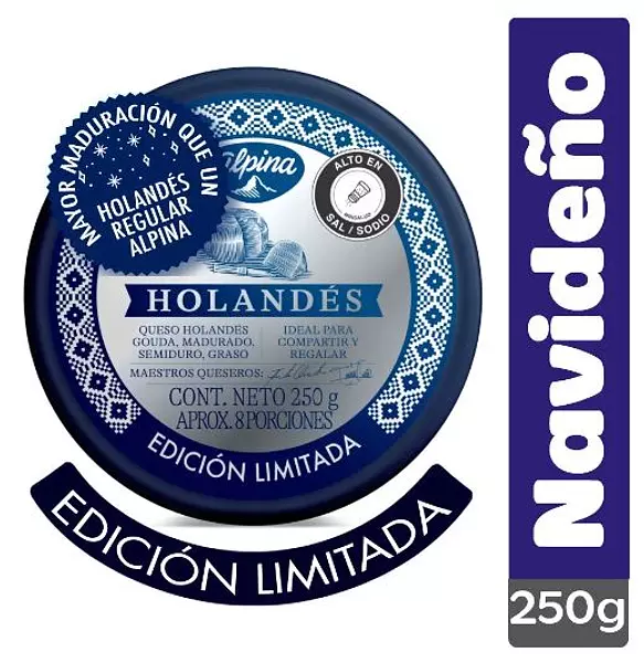 Queso Holand Navid Alp X250gr