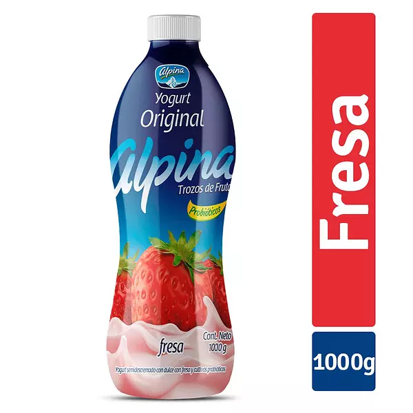 Yogurt Alpina x 1000 Fresa