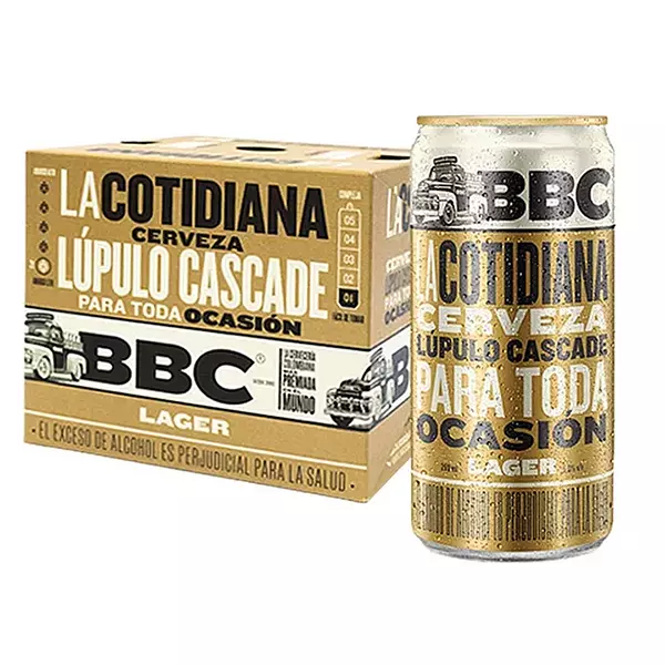 Cerveza Bbc Cotidiana Lt X4