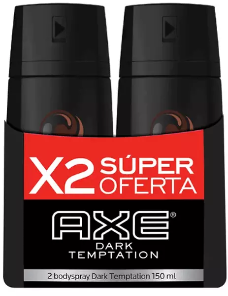 Deo Axe Aer Dark 2x150ml