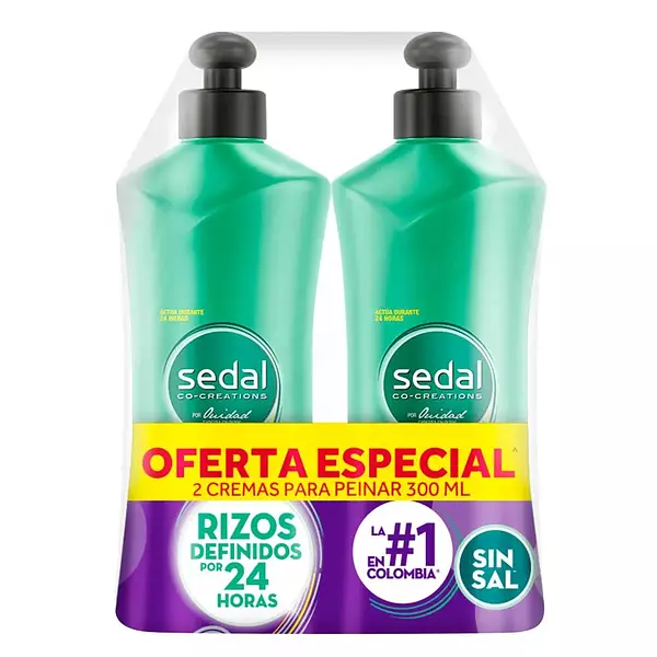 Of 2 Crema Peinar Sedal X300 Rizos