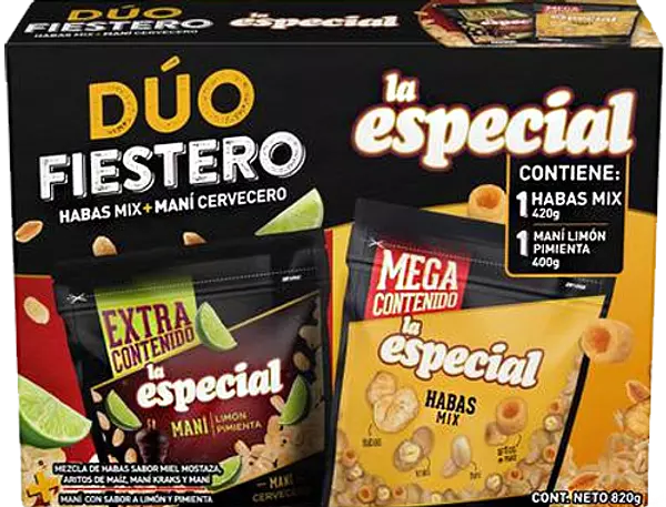 Mani Especial Duo Cervecero + Habas Pesp