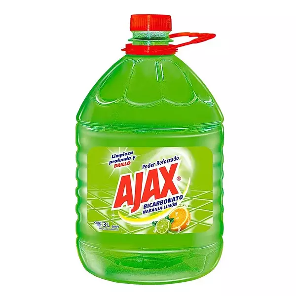 Ajax Bicarbonato Naranja Limon *3lts