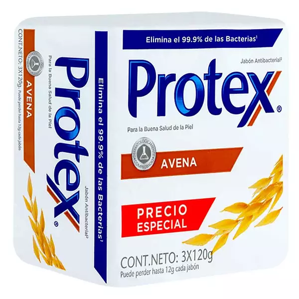 Jabon Protex Avena 3x120gr